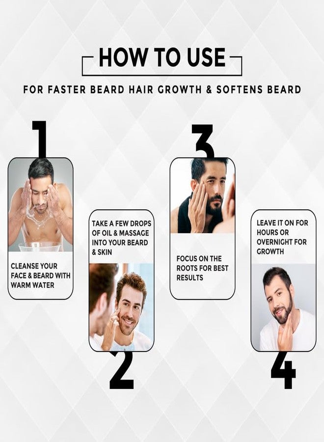 برافادو زيت برافادو بي-جرو لنمو اللحية 30 مل (عبوة من 4) | تركيبة سريعة النمو، مكثفة ومغذية للحية | يقلل من فراغات اللحية، ويعزز كثافة اللحية | زيت للعناية بالرجال - Image 5